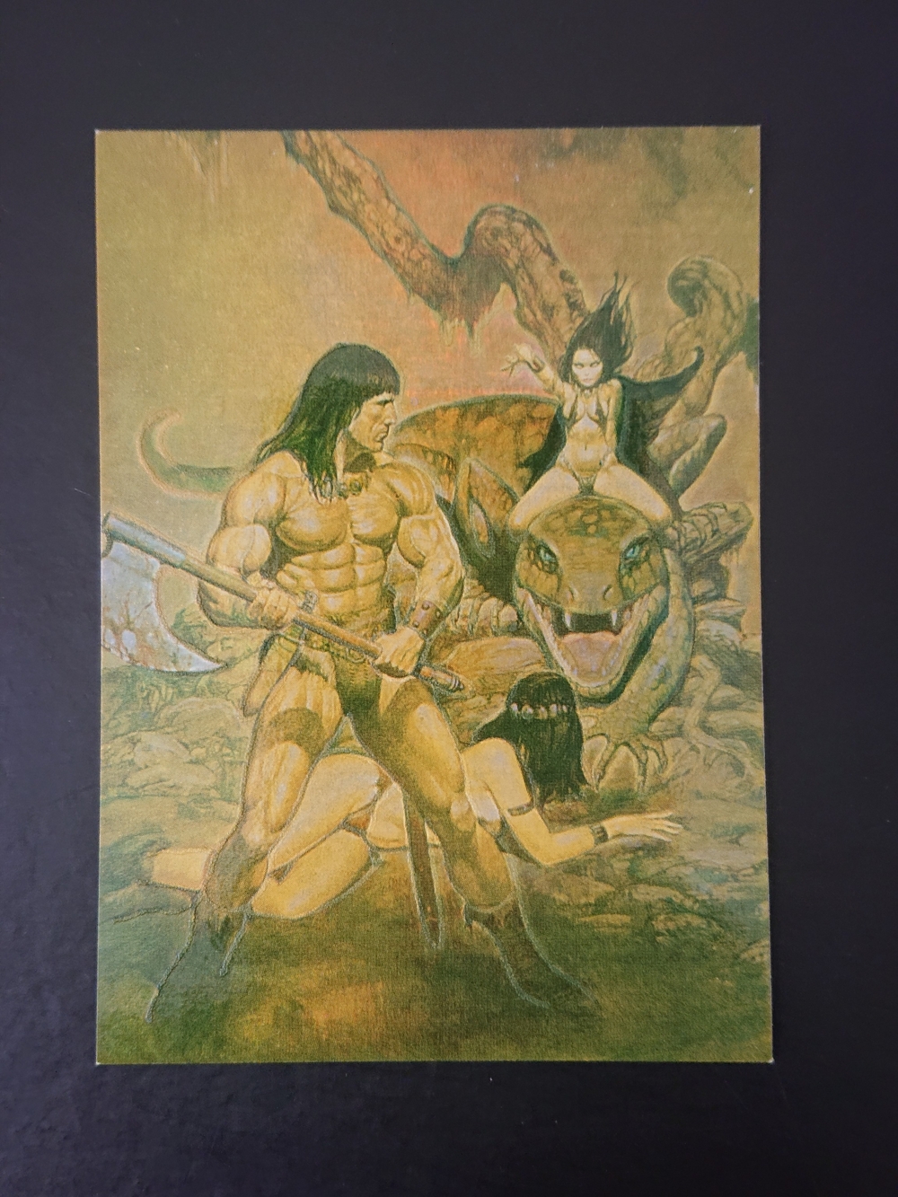 1995 Comic Images - All Chromium Conan III - Card 3 of Rare 3-Card Subset